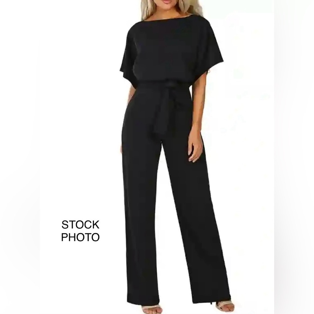 Yeeka woman’s black jumpsuit. XL - Picture 1 of 14